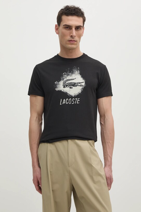 Футболка Lacoste regular чёрный TH8917