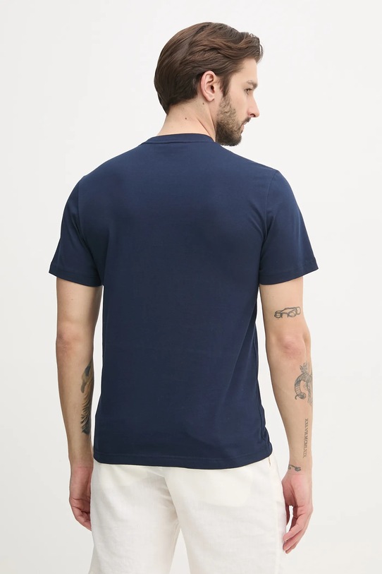 Oblečenie Bavlnené tričko Lacoste TH9842 tmavomodrá