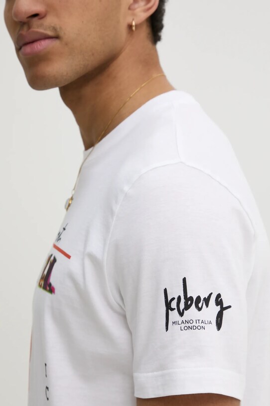 Бавовняна футболка Iceberg F02B.6325 білий