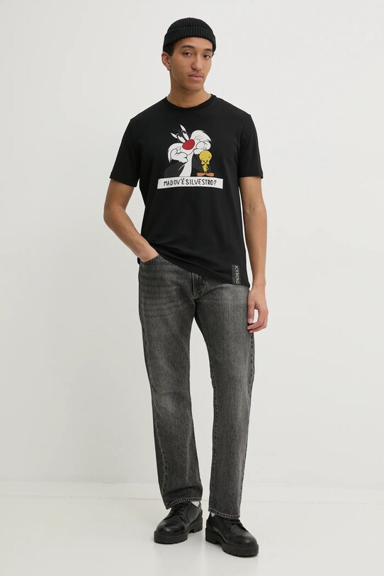 Majica kratkih rukava Iceberg F011.6318 crna SS25