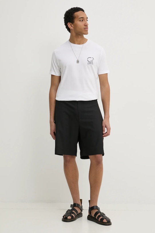 Хлопковая футболка Iceberg F017.6306 белый SS25