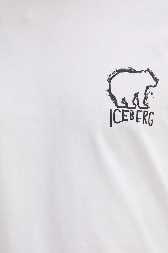 Хлопковая футболка Iceberg F017.6306 белый