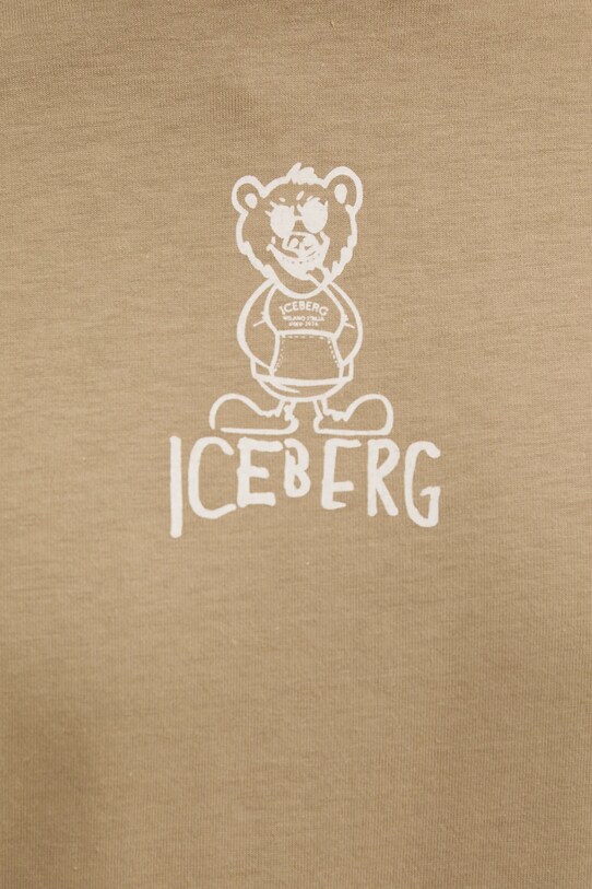Хлопковая футболка Iceberg F018.6306 зелёный