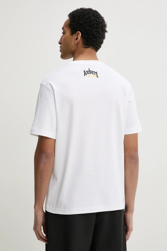 Одяг Бавовняна футболка Iceberg F025.6307 білий