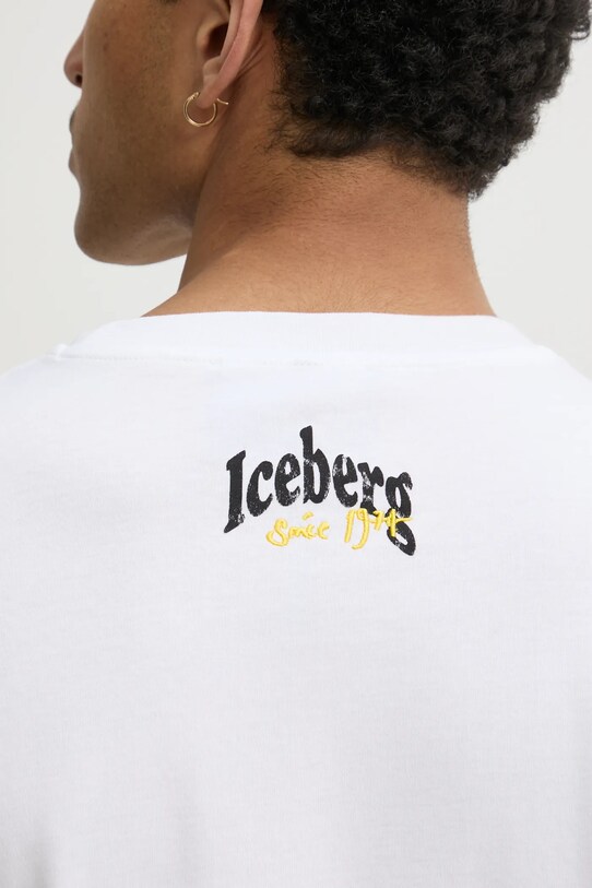 Bombažna kratka majica Iceberg F025.6307