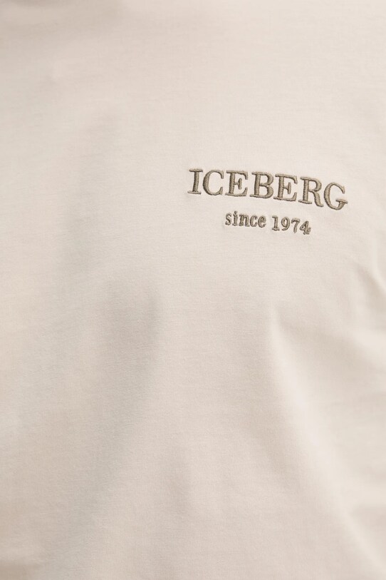 Бавовняна футболка Iceberg F046.6327 бежевий