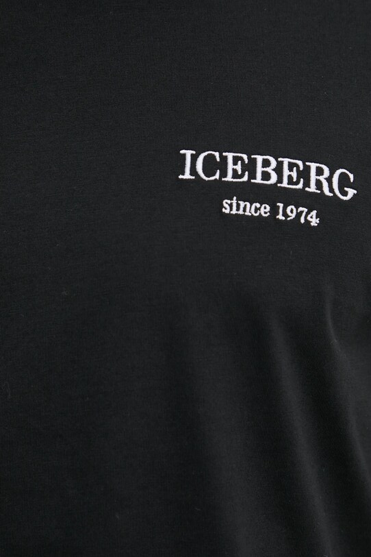 Хлопковая футболка Iceberg F046.6327 чёрный