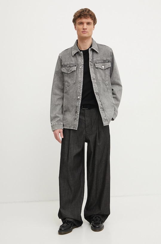 Michael Kors sweter wełniany CR560DE7AP czarny SS25