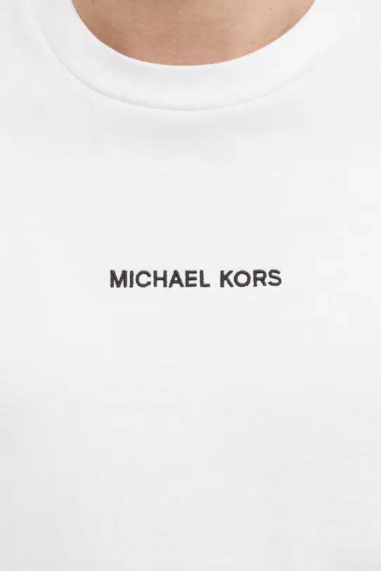 Michael Kors t-shirt bawełniany CS450MM1V2 biały