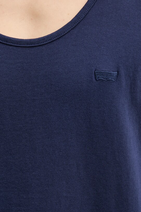 Памучна тениска Levi's HOUSEMARK TANK A7256 тъмносин