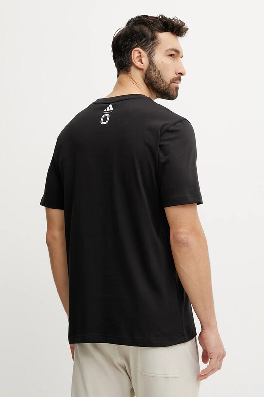 Ruházat adidas pamut póló JM0291 fekete