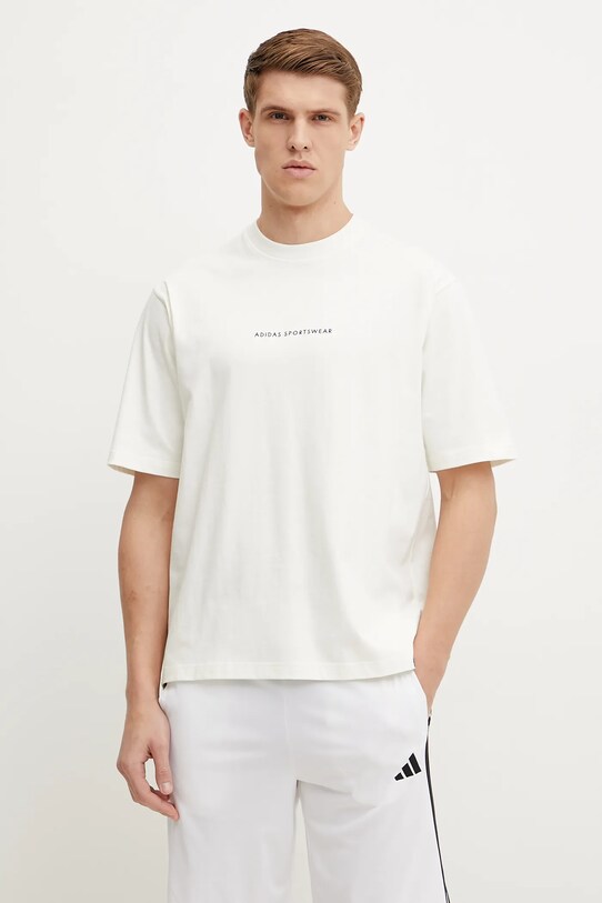 Abbigliamento adidas t-shirt in cotone 0 JJ3971 beige