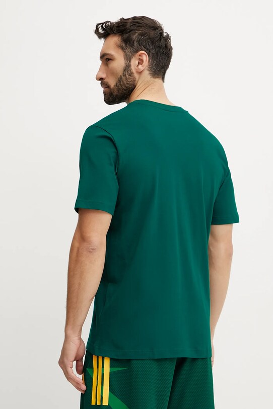 Oblečení Bavlněné tričko adidas JI6753 zelená
