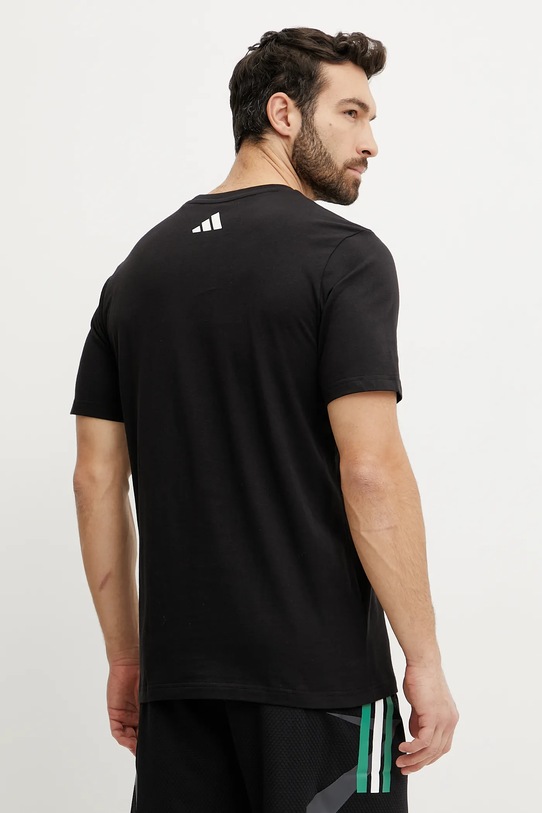 Oblečení Bavlněné tričko adidas JI6788 černá