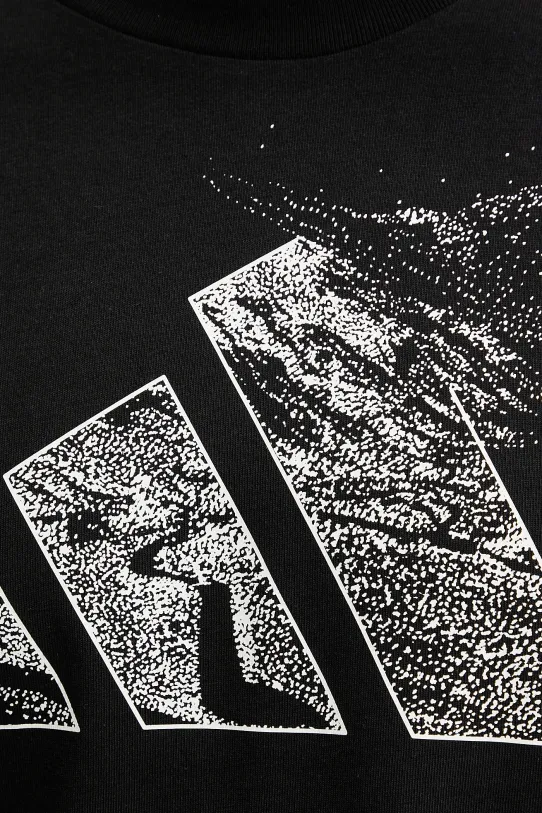 Bavlněné tričko adidas JI6788 černá