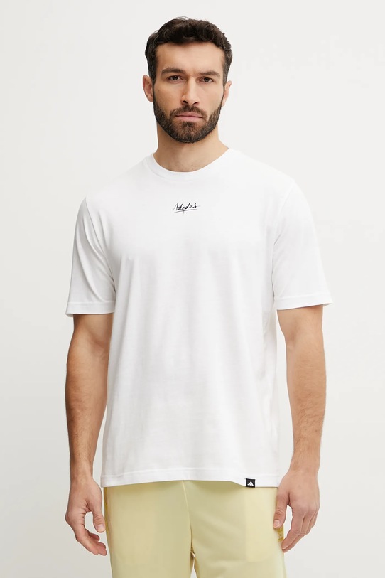 Îmbrăcăminte adidas tricou din bumbac 0 JN7366 alb