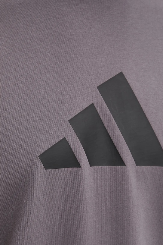 adidas tricou din bumbac Future Icons JD4921 gri