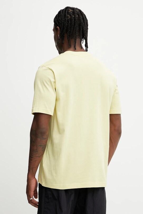 Oblečení Bavlněné tričko adidas Essentials Linear JE9003 žlutá