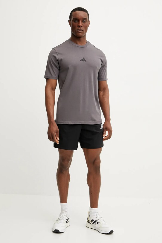 adidas tricou din bumbac Essential JD1778 violet SS25