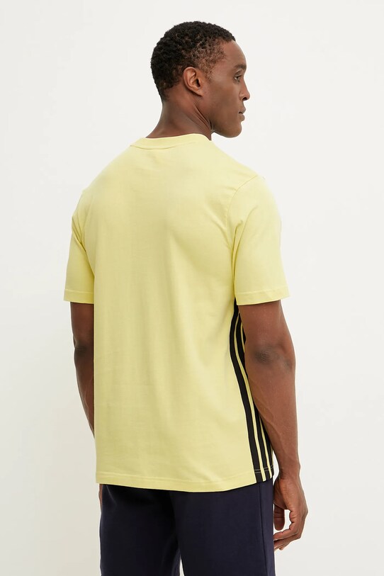 adidas tricou din bumbac Essentials JE6387 galben SS25