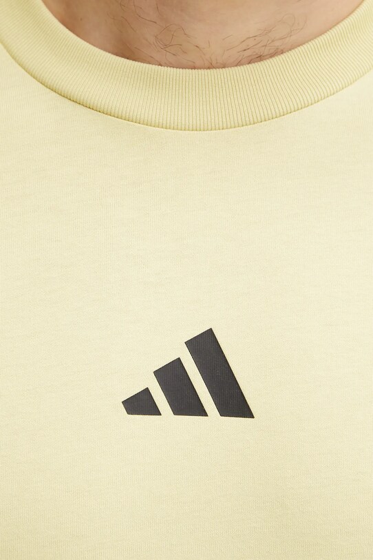 Хлопковая футболка adidas City Escape JF3330 жёлтый