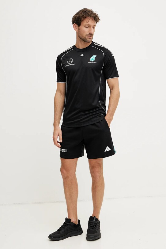 adidas t-shirt x Mercedes JX8245 nero SS25