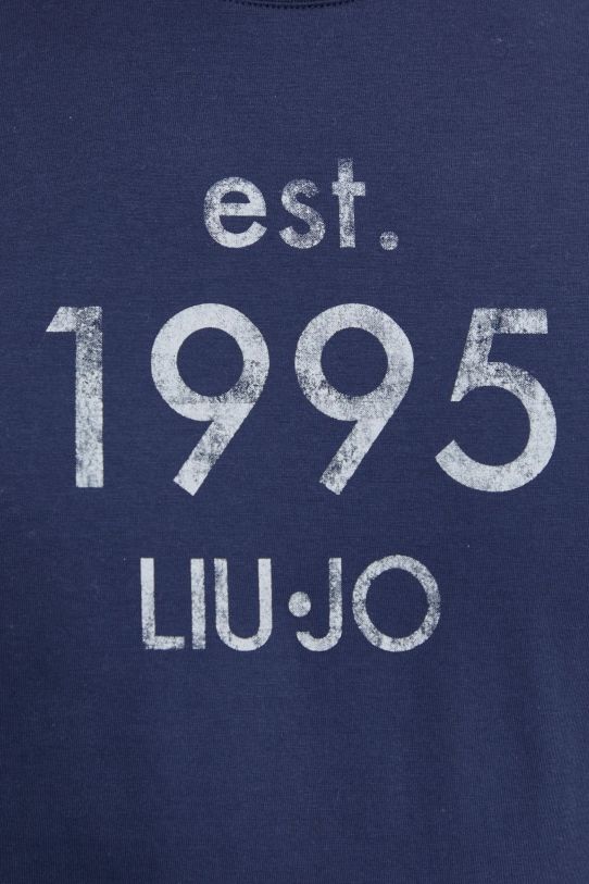 Liu Jo t-shirt QA5125.J4924 granatowy