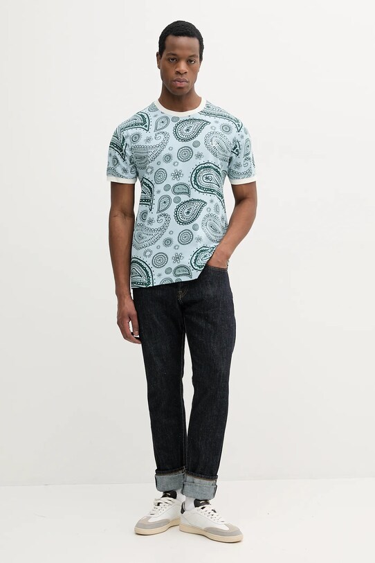 Liu Jo tricou din bumbac QA5161.J4932 albastru SS25