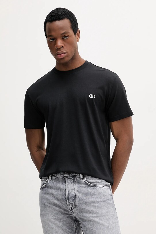 Liu Jo t-shirt regular czarny QA5174.J4805