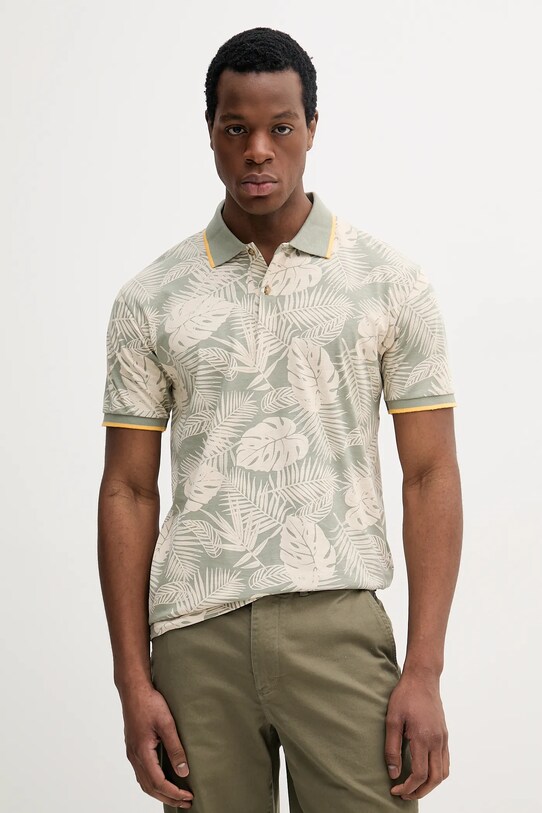 Pamučna polo majica Liu Jo regular zelena QA5180.J7734