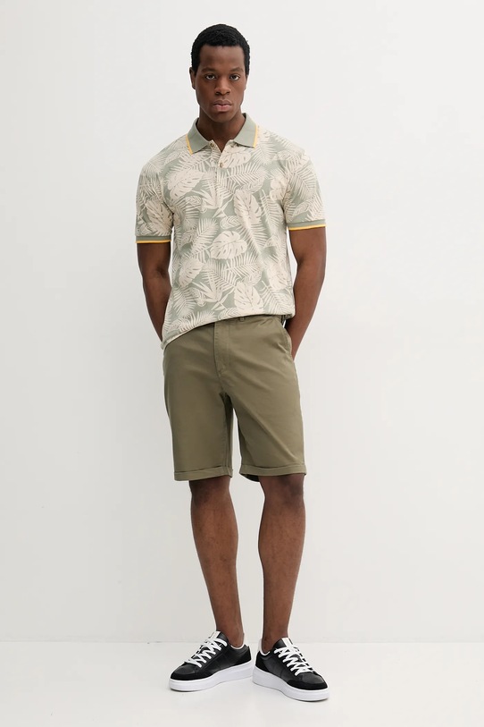 Pamučna polo majica Liu Jo QA5180.J7734 zelena SS25