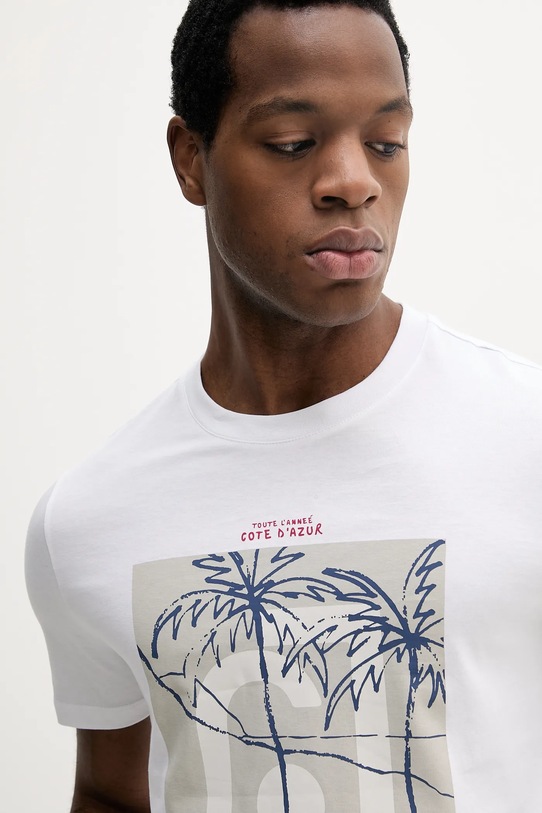 Liu Jo tricou din bumbac alb QA5189.J4924