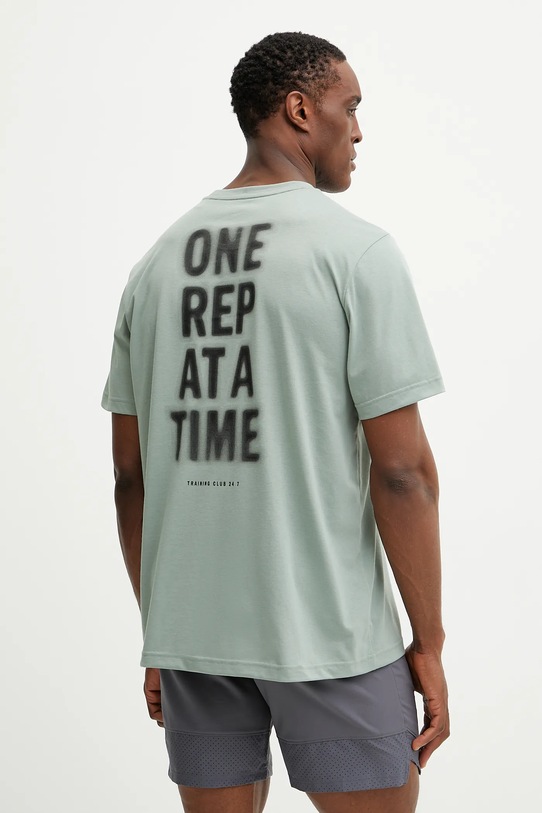 adidas Performance t-shirt treningowy wzorzyste zielony JD8234