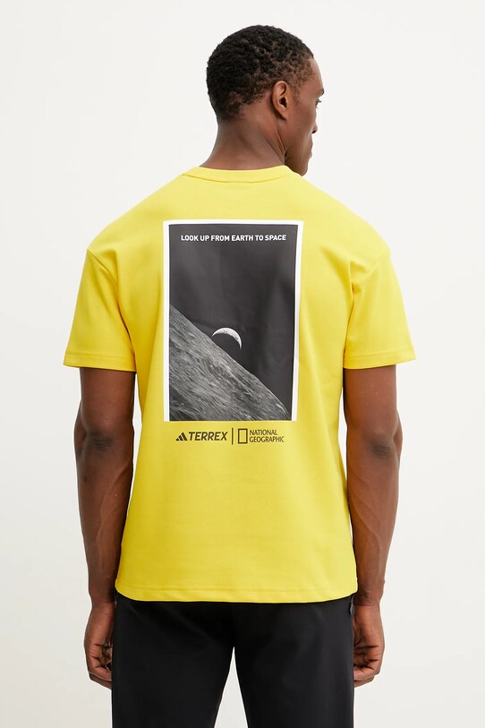 Îmbrăcăminte adidas TERREX tricou sport x National Geographic JD5955 galben