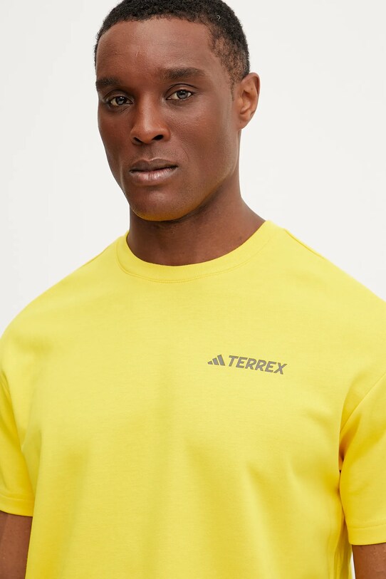 adidas TERREX tricou sport x National Geographic galben JD5955