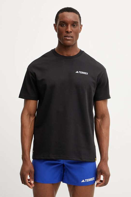 Îmbrăcăminte adidas TERREX tricou sport x National Geographic JD5957 negru