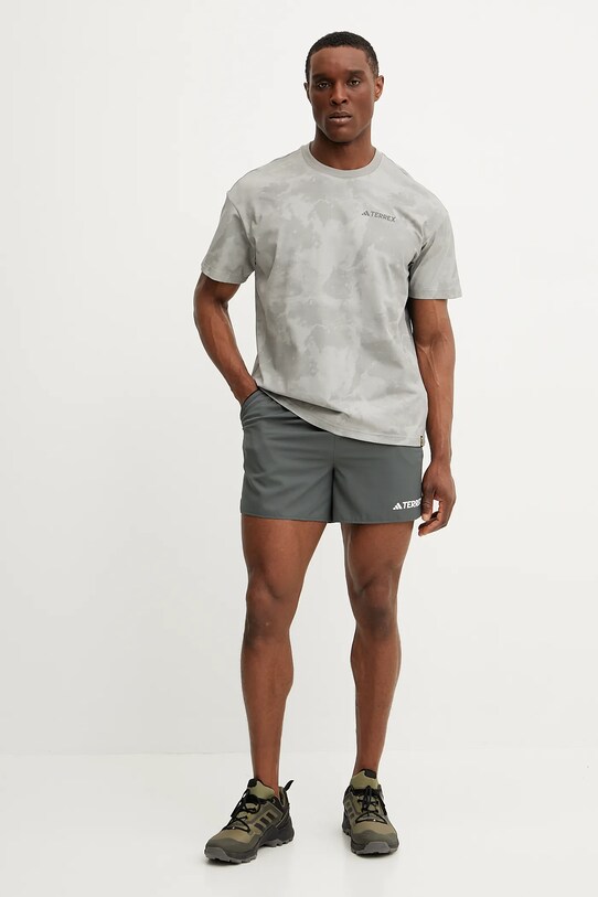Αθλητικό μπλουζάκι adidas TERREX x National Geographic JD5958 πράσινο SS25