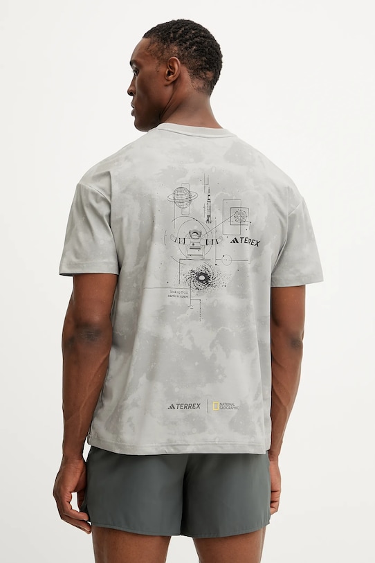 Îmbrăcăminte adidas TERREX tricou sport x National Geographic JD5958 verde