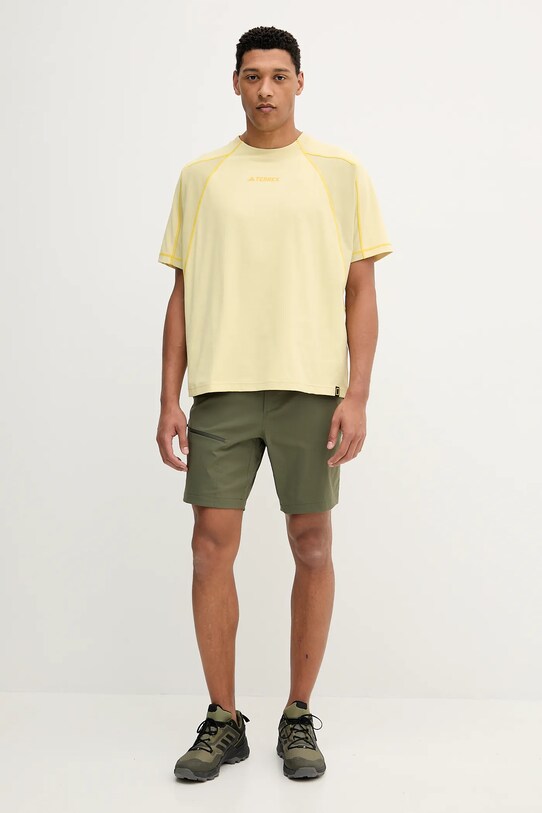 adidas TERREX sportos póló x National Geographic JD5961 sárga SS25