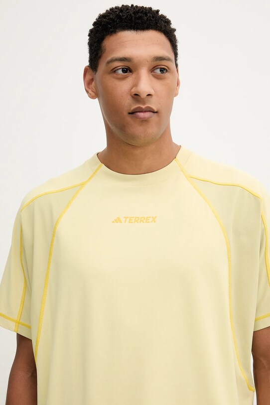 adidas TERREX sportos póló x National Geographic sárga JD5961