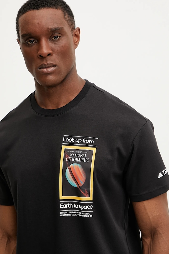 adidas TERREX sportos póló x National Geographic fekete JD5964