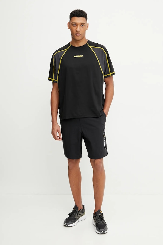 adidas TERREX tricou sport x National Geographic JP1299 negru SS25