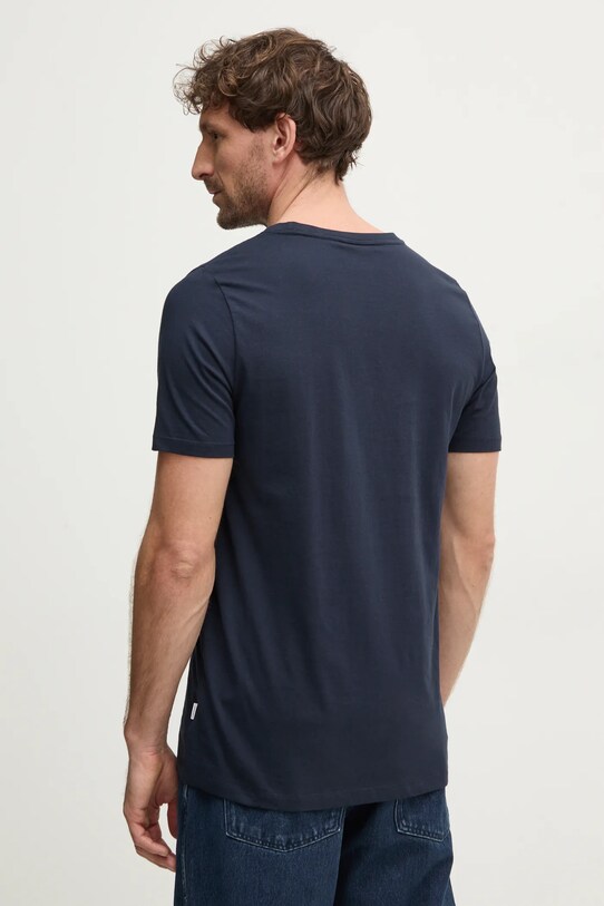 Îmbrăcăminte Lindbergh tricou din bumbac 30.400200.NAVY.424 bleumarin
