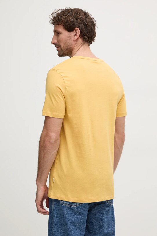 Odzież Lindbergh t-shirt bawełniany 30.400200.WAX.YELLOW żółty