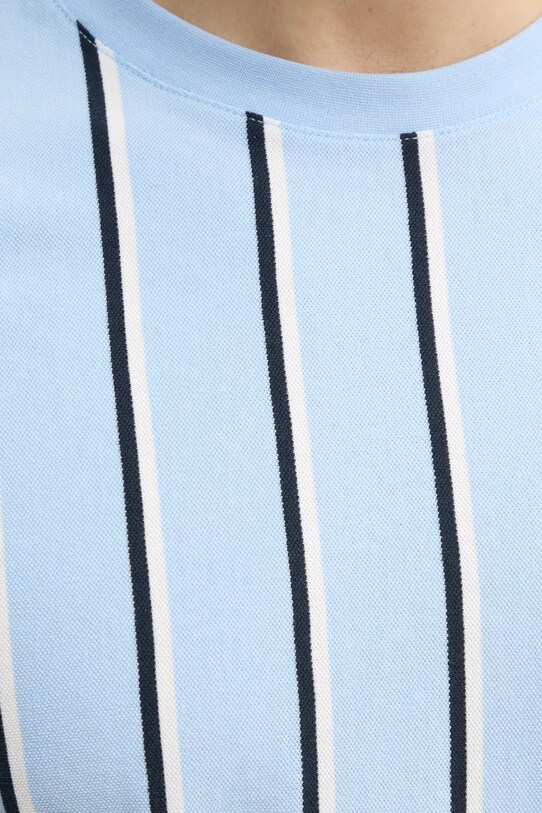 Lindbergh tricou din bumbac 30.400259.SKY.BLUE albastru