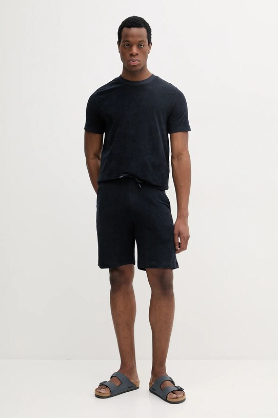 Lindbergh t-shirt 30.400260.NAVY sötétkék SS25