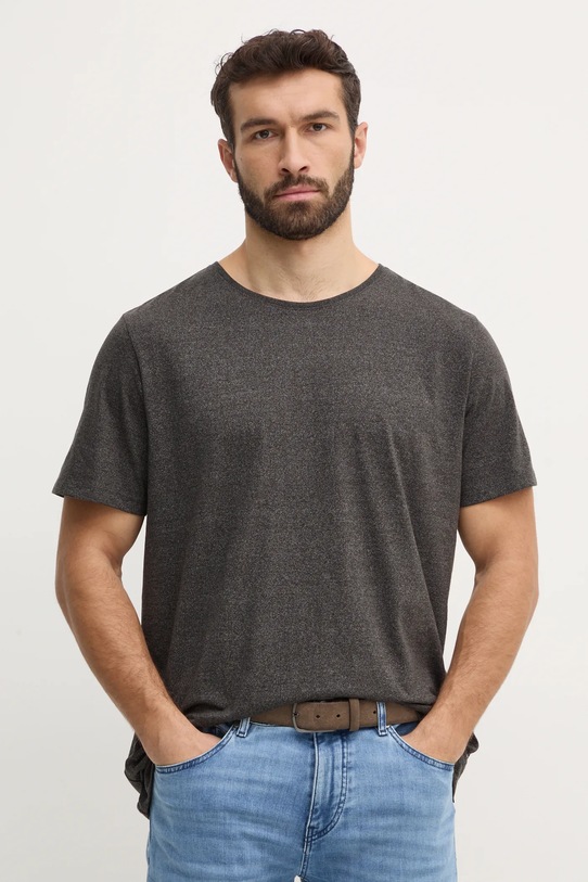 Lindbergh t-shirt pozostałe czarny 30.48044.DEEP.BLACK.MIX