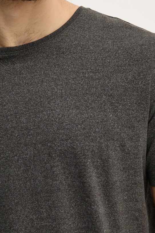 Lindbergh t-shirt 30.48044.DEEP.BLACK.MIX czarny