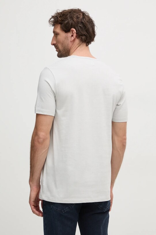 Odzież Lindbergh t-shirt 30.48044.PASTEL.GREY.MI szary