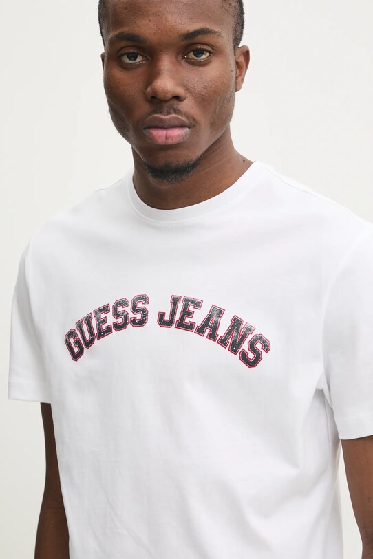 Guess Jeans tricou M5RI75.K8FQ4 alb SS25